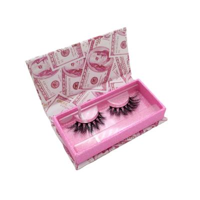 China Long Natural Luxury Packaging Private Label 25MM Box 27MM 3D 5D Real Mink Lashes Bulk Vendor Vegan Fluffy Create Your Own Brand Lashes for sale