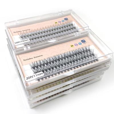 China Korea PBT Fiber Premade Natural Hot Selling Long Volume Lashes 0.07/0.10 C/D Loop 3D 4D 5D 6D 10D 20D Fans Eyelash Extensions for sale