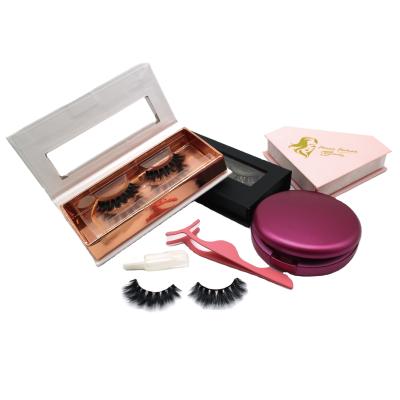 China Long Hot Sale Natural Eyelashes 2021 Drops Shipping Ready To Ship Real Mink Eyelashes With Stock Eyelash Private Label 25mm 3D Custom Box for sale