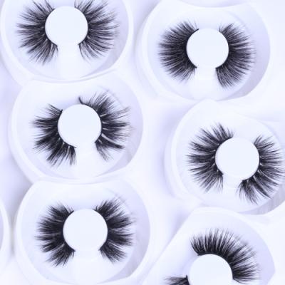 China Wholesale 3D 25mm Long Natural Eyelashes Vendor With Packaging Customized Private Label Hair Lashes for sale