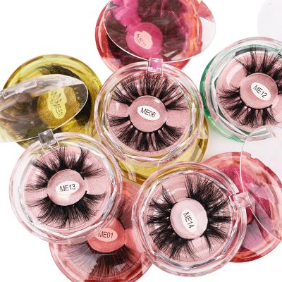 China Wholesale Mink Premium Volume Natural False Eyelashes Long New Arrival 3D Natural Silk False Eyelashes With Private Label Customized for sale