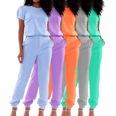 China New Comfortable Doctor Uniforms Medic Nursing Scrub Uniform Clinic Scrub Sets Sleeve Top Short Pants Uniform Jogger Scrub Sets for sale