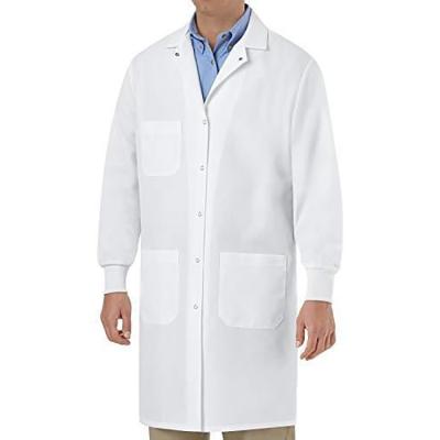 China Factory Comfortable Custom Lab Coat White Nurses Scrubs Coat Hospital High Quality Uniform White Lab Coat for sale