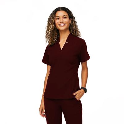 China Best Selling Comfortable Nursing Scrub Uniforms Sets Medical Spandex Stretch Scrubs Wholesale Scrub Joggers for sale