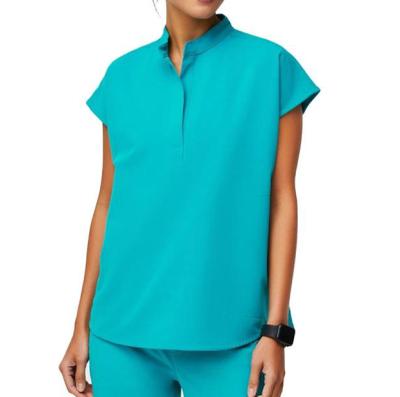 China Comfortable High Quality Medical Scrubs Sets Hospital Nursing Uniforms Polyester Spandex For Nurse for sale