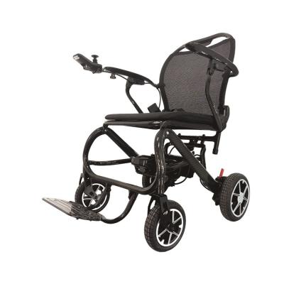 China Lightweight Mini Electric Wheelchair with All Carbon Fiber Frame and Brushless Motors for sale