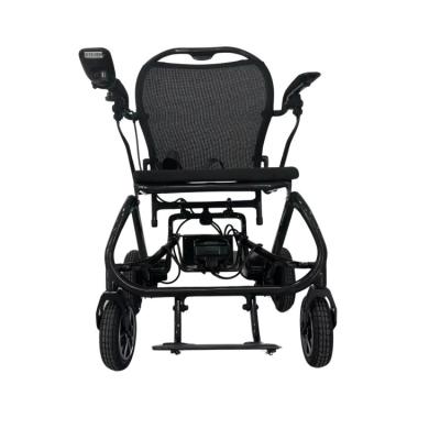 China Effortless Mobility 6km/h Speed Professional Carbon Fiber Folding Electric Wheelchair for sale