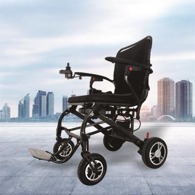 China Electric Folding Wheelchair with Carbon Fiber Material and 6km/h Speed for sale