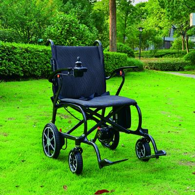 China 910mm*610mm*875mm Mini Full Carbon Fiber Electric Wheelchair 11,5kg 330lbs Carga à venda