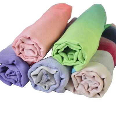 China All-match Polyester Tall 190cm Solid Color Spring And Autumn Woven Polyester Scarf Ladies Literary Shawl Scarf For Women for sale