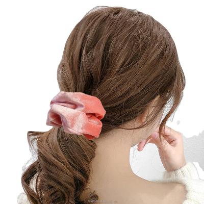 China Beautiful Sweetkids Angel Hair Tie Rope Small Polyester Hair Accessories Popular Fresh Hair Circle Easy To Wear for sale