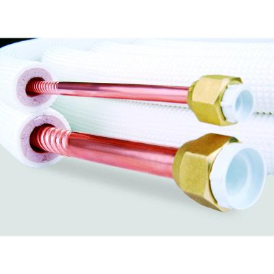 China Cutting Non-Alloy Pair Coils Air Conditioner Pancake Coil Ac PE Insulated Copper Tube Copper Pipe for Your Requirements for sale