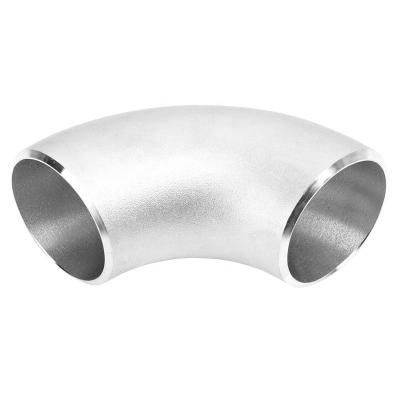 China DN6-DN1200 Butt Weld Short Radius 45 90degree 316h/1.4919 Stainless Steel Seamless Elbow with and Round Head Code for sale