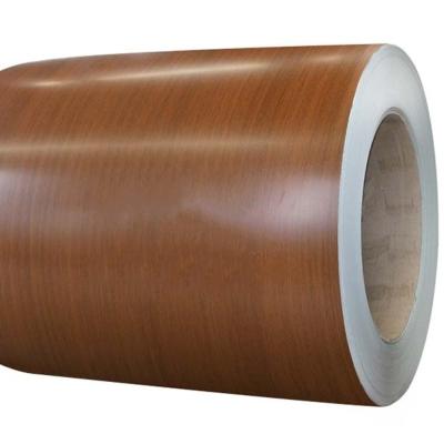 China Wood Roller Coated Aluminum Sheet Coil with 3-8 Tons Coil Weight and Durable Bending Welding Punching Cutting Services for sale