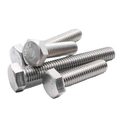 China Hexagonal Head Bolts and Nuts Ss 304 316 Stainless Steel Galvanized Steel DIN931 DIN933 Half Thread for sale