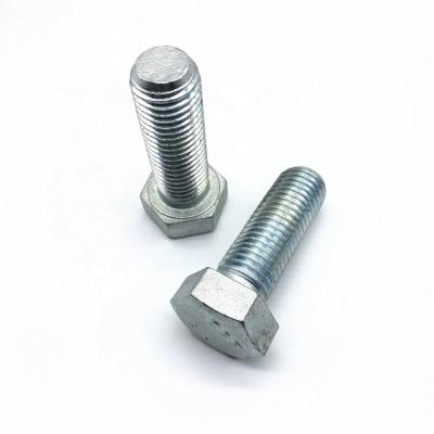 China High Tensile Bright ZINC Plated Hexagon Hex Bolt and Nut Length Customers' Requests DIN931 DIN 933 for sale