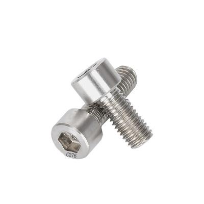 China Grade Hastelloy C-276 Plain Finish Hex Bolt DIN912 M6*10-40mm ANSI Standard Hexagon Socket Bolt for sale