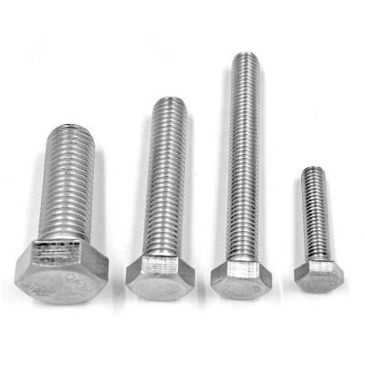 China NXF 2205 Duplex Stainless Steel Hexagon Head Bolt Full Thread M10-M12 DIN GB ANSI ISO JIS Standard for Industrial D6 Grade for sale