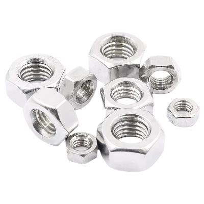 China NXF DIN ISO UNI ASME Standard S32205 S31803 S32760 S32750 M6-M36 Duplex Stainless Steel fastener Hexagon Nut for sale