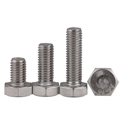 China NXF DIN ISO UNI ASME Standard S32205 DUPLEX UNS S31803 M6-M36 Duplex St0ainless Steel fastener Hexagon Bolt for sale