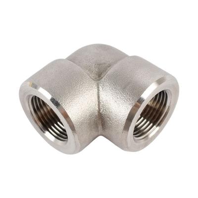 China NXF ASTM A240 316H /1Cr17Ni12Mo2/31609 DN15-1200  Class 150-2500 Stainless Steel 316H Threaded 45° and 90° Elbow for sale