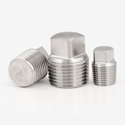 China NXF ASTM A240 316H /1Cr17Ni12Mo2/31609 DN15-1200  Class 150-2500 Stainless Steel 316H  Threaded Square Head Plug for sale