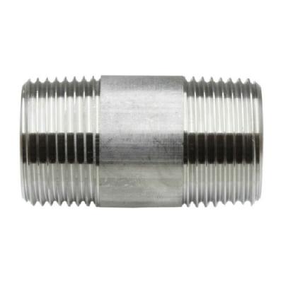 China NXF ASTM UNSS31603 316L/00Cr17Ni14Mo2/1.4404 DN 15-1200 Class150-Class2500 Stainless Steel 316L Threaded Nipple for sale