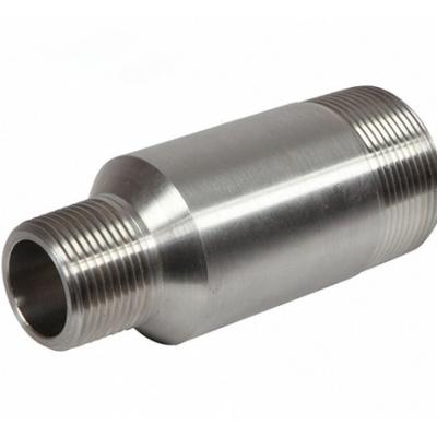 China NXF ASTM UNSS31603 316L/00Cr17Ni14Mo2/1.4404 DN 15-1200 Class150-Class2500 Stainless Steel 316L Forging Threaded Swaged Nipple for sale