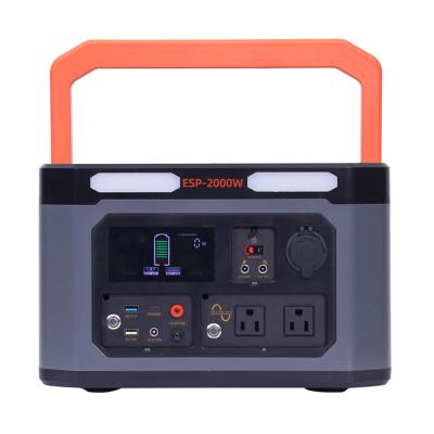 China wholesale supply 2400w 3000w solar power station tragbare lifepo4 battery bank 2000w wireless charging portable power station 240 volt generator for sale