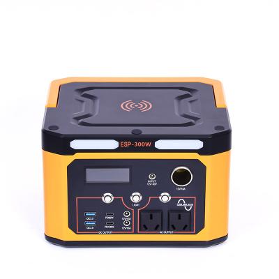 China 300W 500W 1000W Portable Pure Sine Wave Power Station Outdoor Camping Cordless Generator Wireless Charging Backup Bank for sale