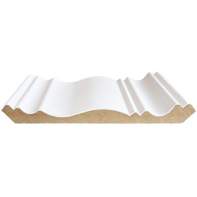 China Contemporary Popular Shape Bedroom / Living Room Decoration MDF Cornice Molding for sale