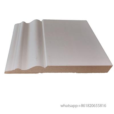 China Traditional gessoed and white primed molding for sale