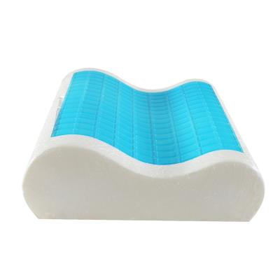 China Anti Snoring Meijie Brand Best Selling Customized Cooling Gel Memory Foam Sleep Pillows for sale