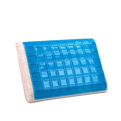 China Silicone Gel Memory Foam Summer Cooling Cool Pillow For Cervical Vertebra Healing for sale