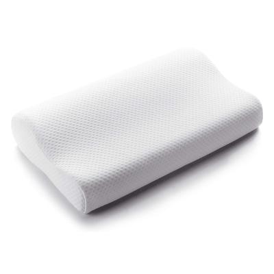 China Premium Anti Snoring Neck Support Contour Rest Soft Cervical Memory Foam Orthopedic Pillow With Bamboo Cover for sale