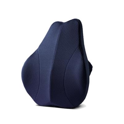 China Massage Comfort 100% Pure Design Orthopedic Memory Foam Back Cushion Lumbar Support Pillow For Car Or Office for sale