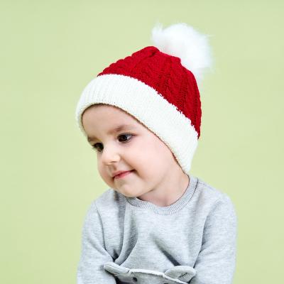 China New JOINT Stain Warm Knitted Woolen Hats Christmas Children's Hats Autumn and Winter Winter Border Warm Sale Baby Hats for sale