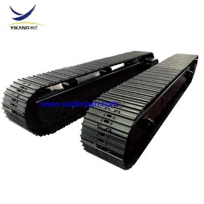 China Excavator Loading Capacity 60 Ton Crusher Station Movable Steel Track Undercarriage for sale