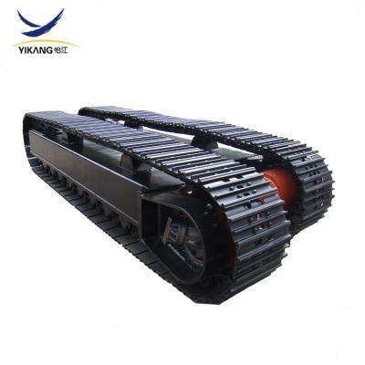 China Custom Construction Machine Mount Excavator Crawler Undercarriage With Steel Track Shoe for sale