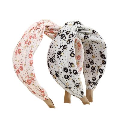 China Comfortable Fashion Hair Bands For Women Bridal Textile Hair Accessories Lace Hair Bands For Women for sale