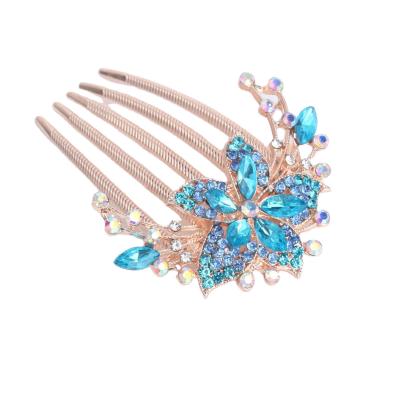 China Comfortable rhinestone ladies jewelry ladies hair plate bride hair clips accessories factory direct wholesale for sale