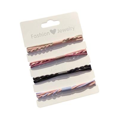 China Women's simple hair tie high stretch hair accessories headdress elastic band comfortable Korean hair tie for sale