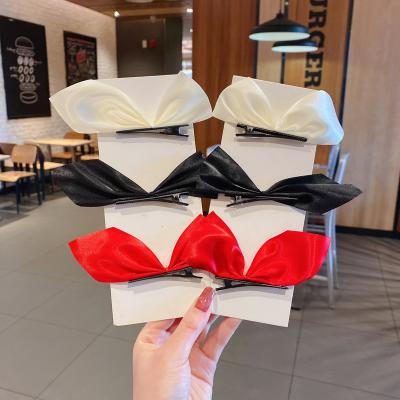 China Decorate Korean net red hairpin children's hair clip half-piece edge clip half-piece girl's bow clip hair accessories for sale