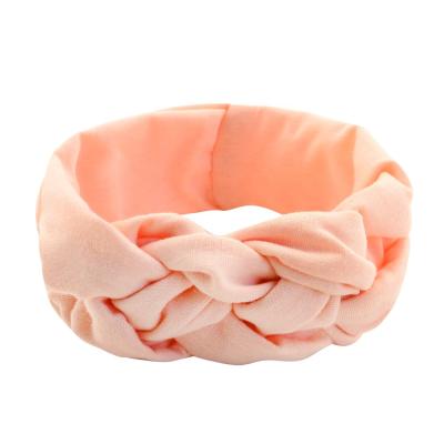 China Chinese Knotted Baby Bunny Ears Headband Hair Accessories Comfortable Baby Hair Loop Headband for sale