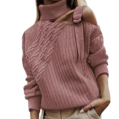 China Autumn Winter Knitted Sweater Solid Anti-pilling Sweater For Women Oversized Loose Long Sleeve for sale