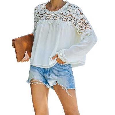 China 2021 Newest Hollow Back Ladies Streetwear Irregular Anti-pilling Tops Shirts For Women Blouses for sale