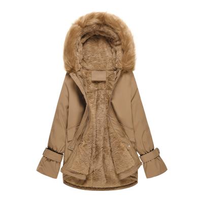 China Cotton Pie Fluffy Coat Women's Waterproof Coat Inner Layer Coat for sale