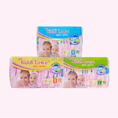 China Lovely Printed Premier Newborn Kiddi Babies Love Baby Diapers for sale