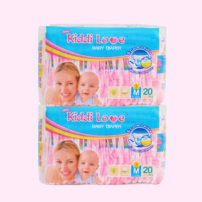 China Kiddi Printed Love B Grade Baby Diapers Wholesale Baby Diapers for sale