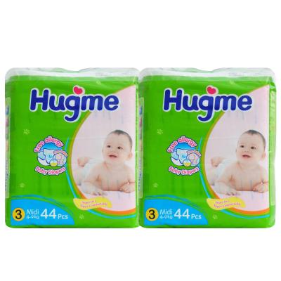 China Printed Gloden Sleep Pe-film Cheap Diapers for sale